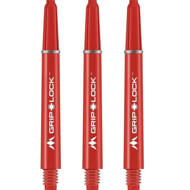 Mission GripLock Shafts - Dart Stems - Red - The Darts Shop