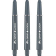 Mission GripLock Shafts - Dart Stems - Grey - The Darts Shop