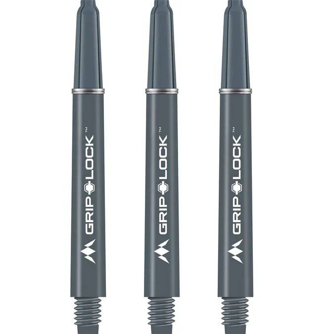Mission GripLock Shafts - Dart Stems - Grey - The Darts Shop