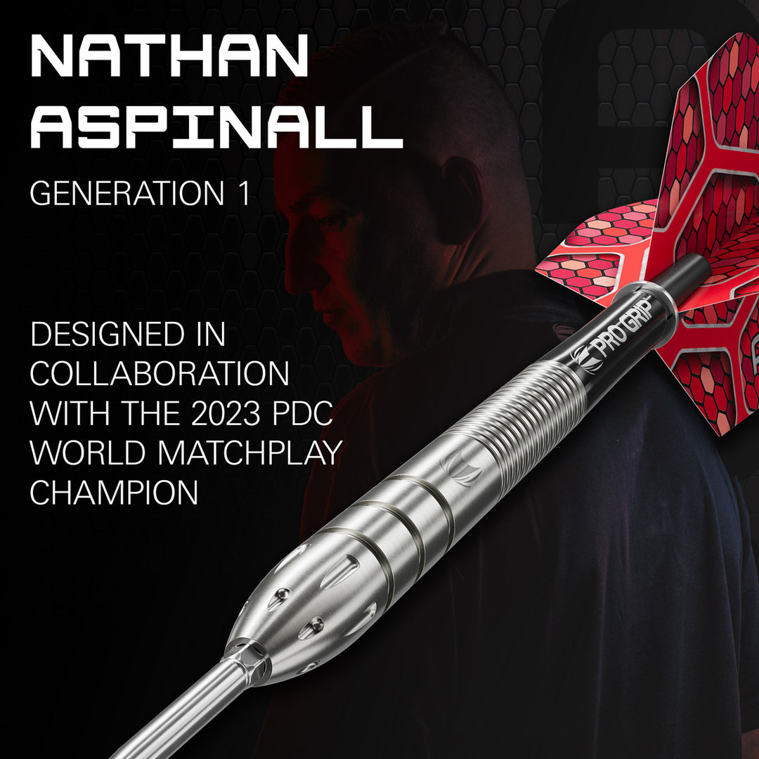 Nathan Aspinall G1 90% Tungsten SP Steel Tip Darts by Target - The Darts Shop