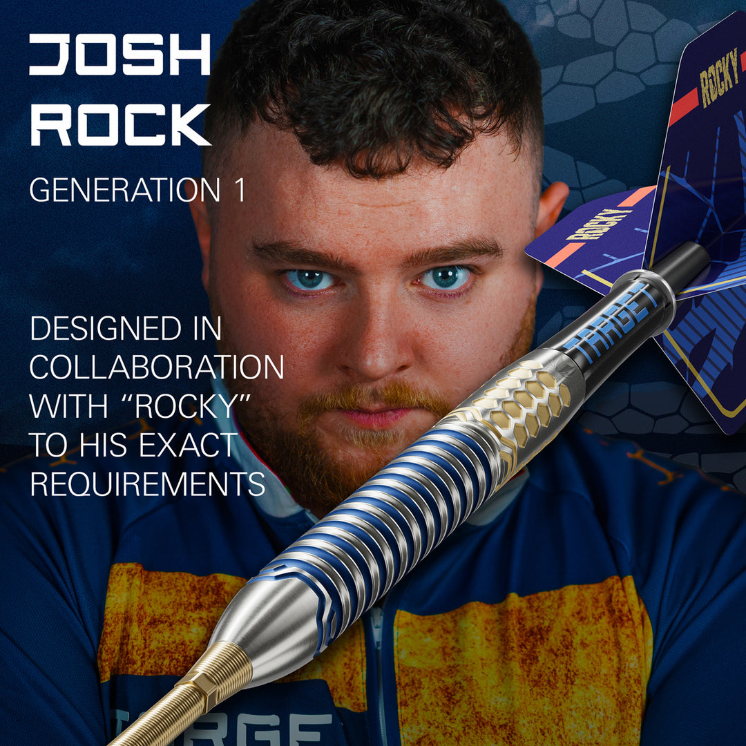 Josh Rock G1 90% Tungsten SP Steel Tip Darts by Target - The Darts Shop