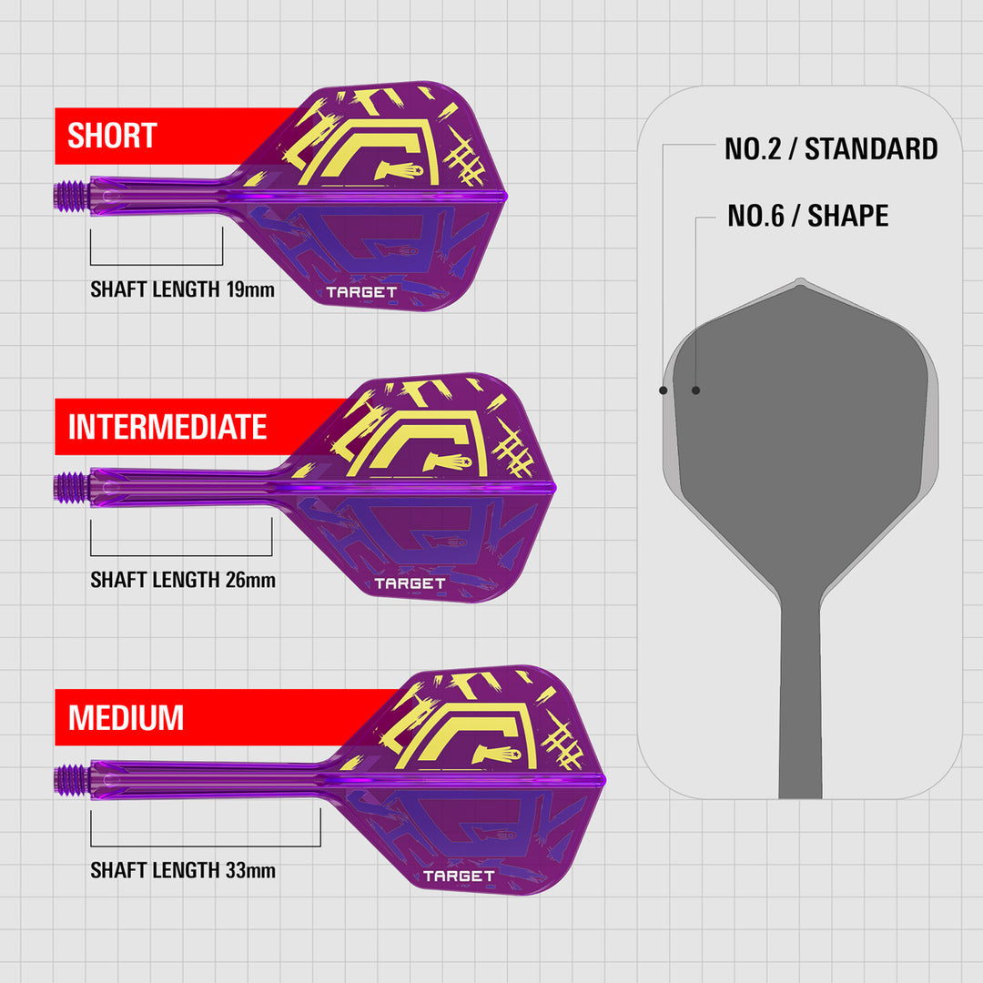 Luke Littler World Champion K-Flex One Piece Dart Flights by Target - The Darts Shop