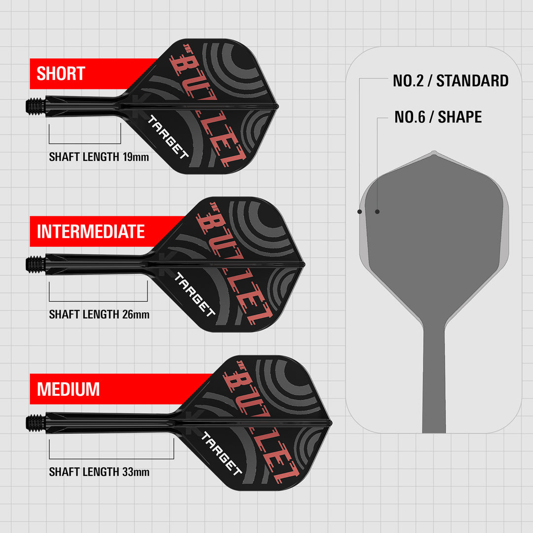 Stephen Bunting No2 K-Flex One Piece Dart Flights by Target - The Darts Shop