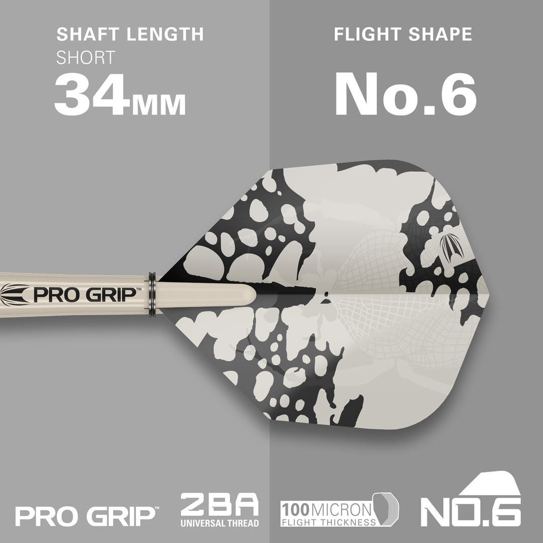 Exo 01 90% Tungsten SP Steel Tip Darts by Target - The Darts Shop