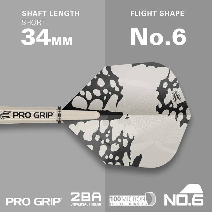 Exo 02 90% Tungsten SP Steel Tip Darts by Target - The Darts Shop