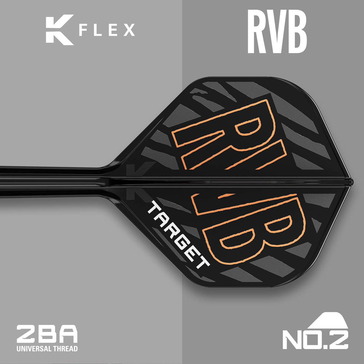 Raymond van Barneveld No2 K-Flex One Piece Dart Flights by Target - view 4