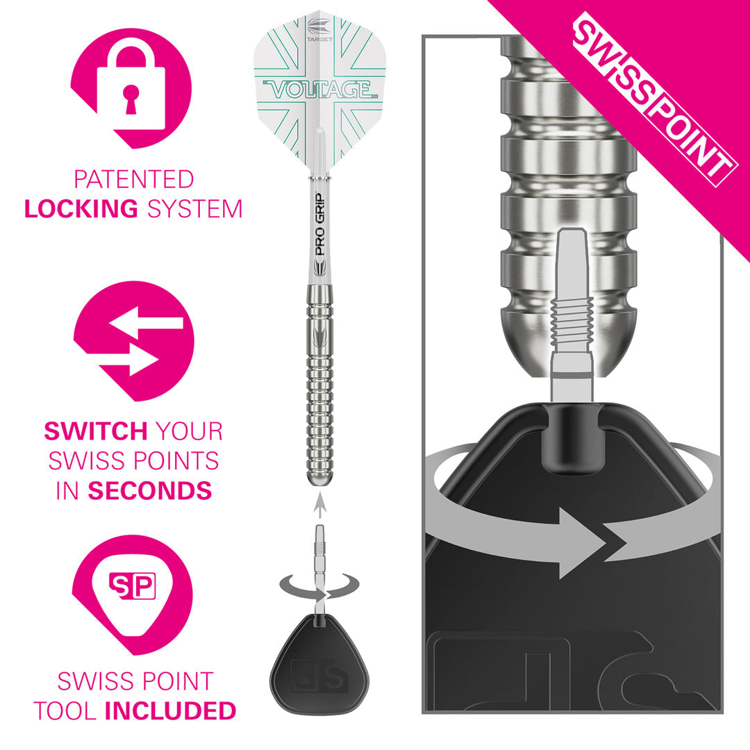 Rob Cross G1 90% Tungsten SP Steel Tip Darts by Target - The Darts Shop