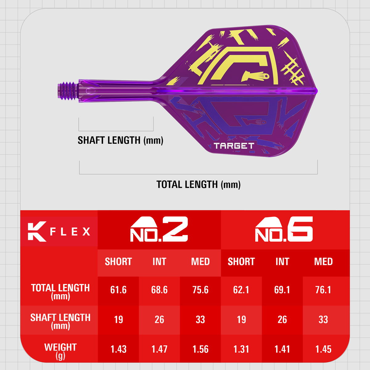 Luke Littler World Champion K-Flex One Piece Dart Flights by Target - view 10