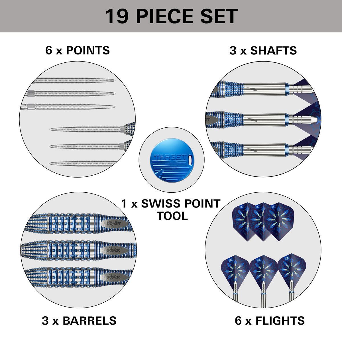 Phil Taylor Power Gx2 95% Tungsten Steel Tip Darts: Precision Grip, Legendary Performance