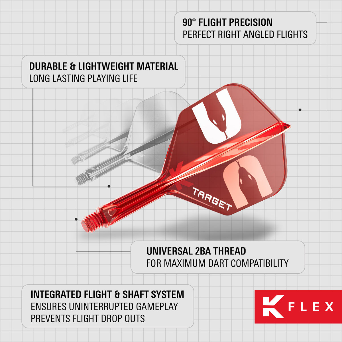 Target Nathan Aspinall No6 K-Flex Integrated Flights and Shafts - view 9