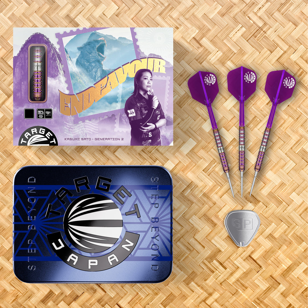 Target Japan Endeavour G2 90% Tungsten SP Steel Tip Darts - The Darts Shop