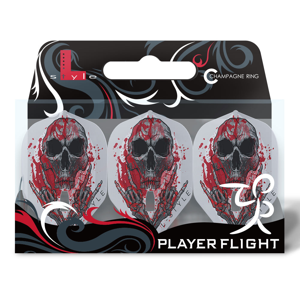 LStyle - Signature Champagne Flight: L1PRO Standard Ryan Searle V3 Clear White - The Darts Shop