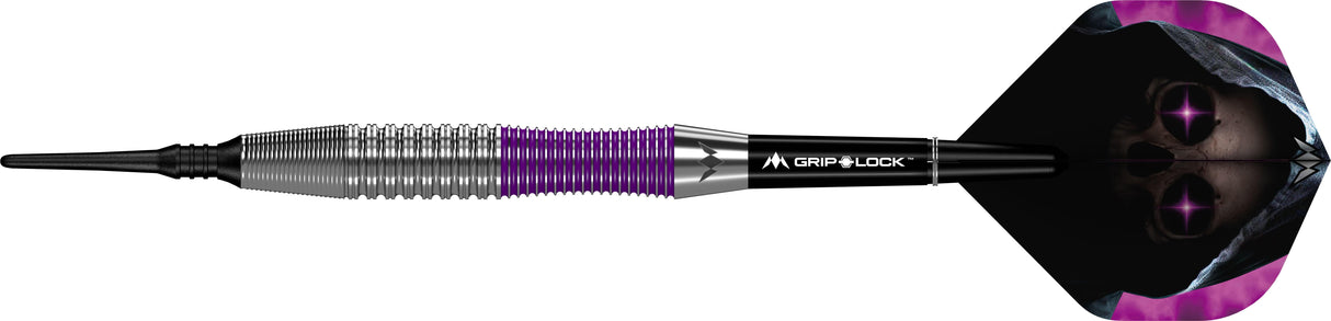 Mission Phantom Darts - Soft Tip - Brass - Silver & Purple Coated - view 4