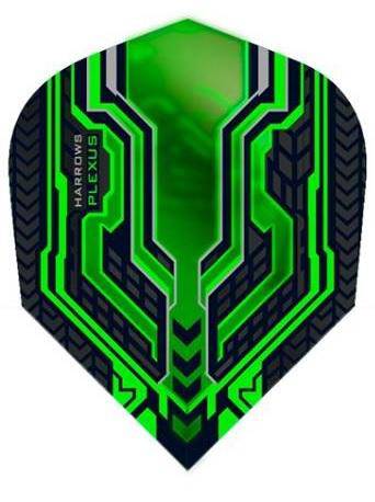 Harrows Plexus Green Dart Flights - The Darts Shop