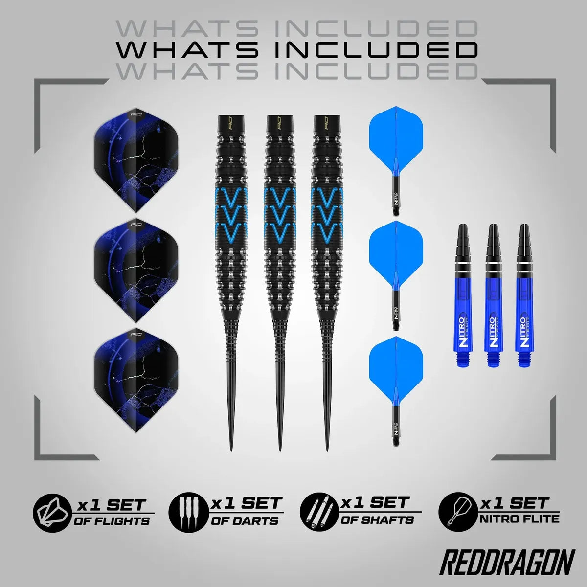 Red Dragon Amp Torpedo 90% Tungsten Steel Tip Darts