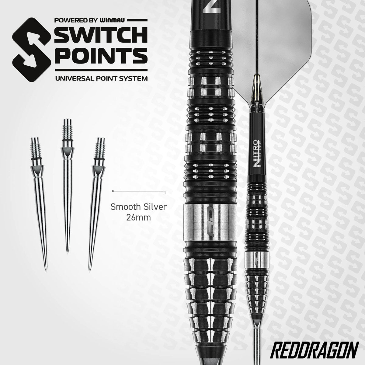 Red Dragon Recon Torpedo Switch Point 90% Tungsten Steel Tip Darts - view 5