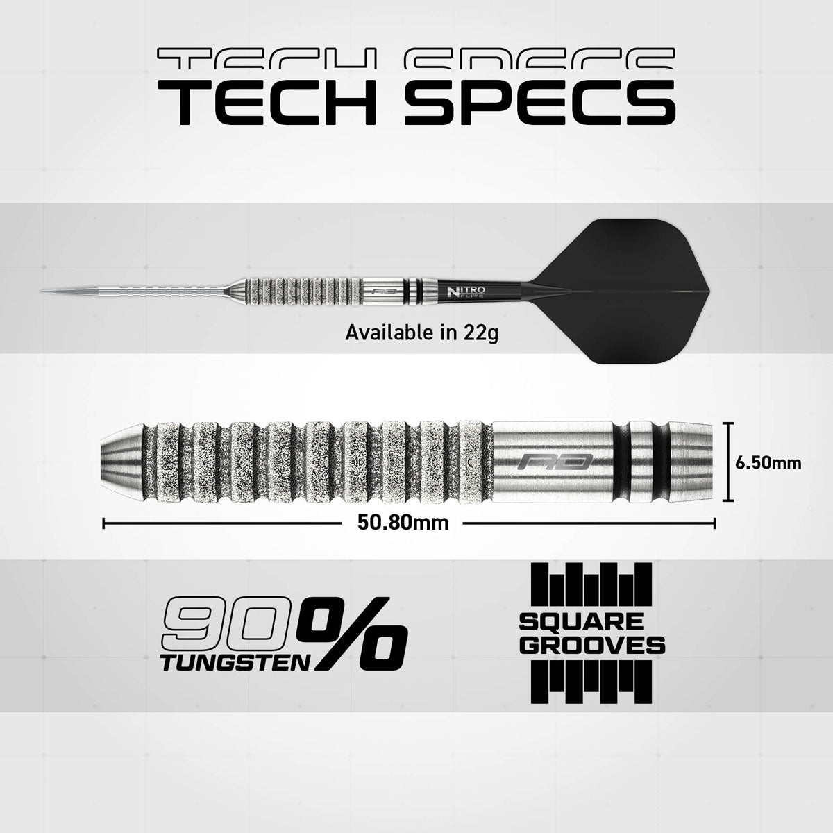 Red Dragon Gian van Veen Tour Edition Switch Point 90% Tungsten Steel Tip Darts - view 7