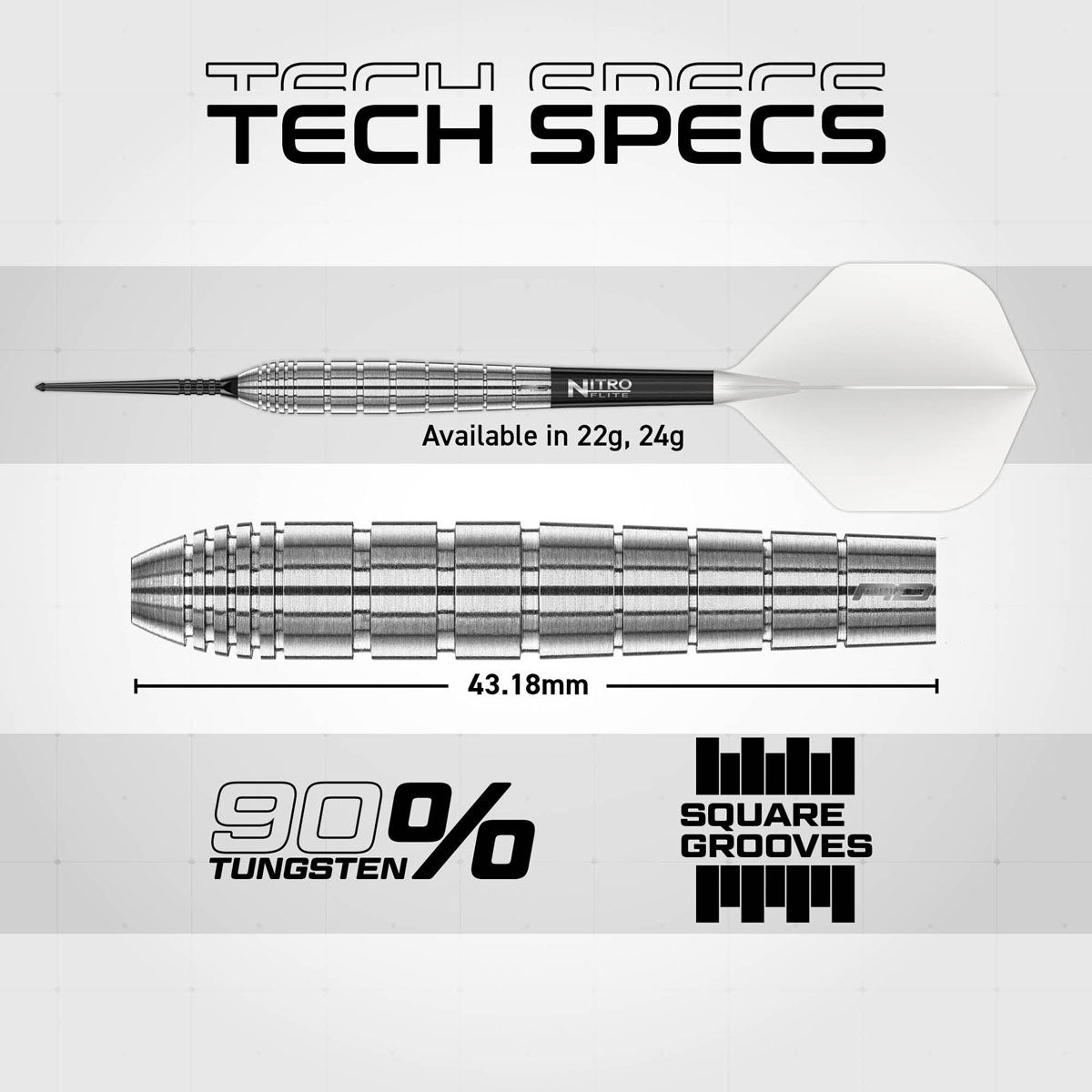 Red Dragon Luke Humphries TX1 Pioneer Switch Point 90% Tungsten Steel Tip Darts - view 7
