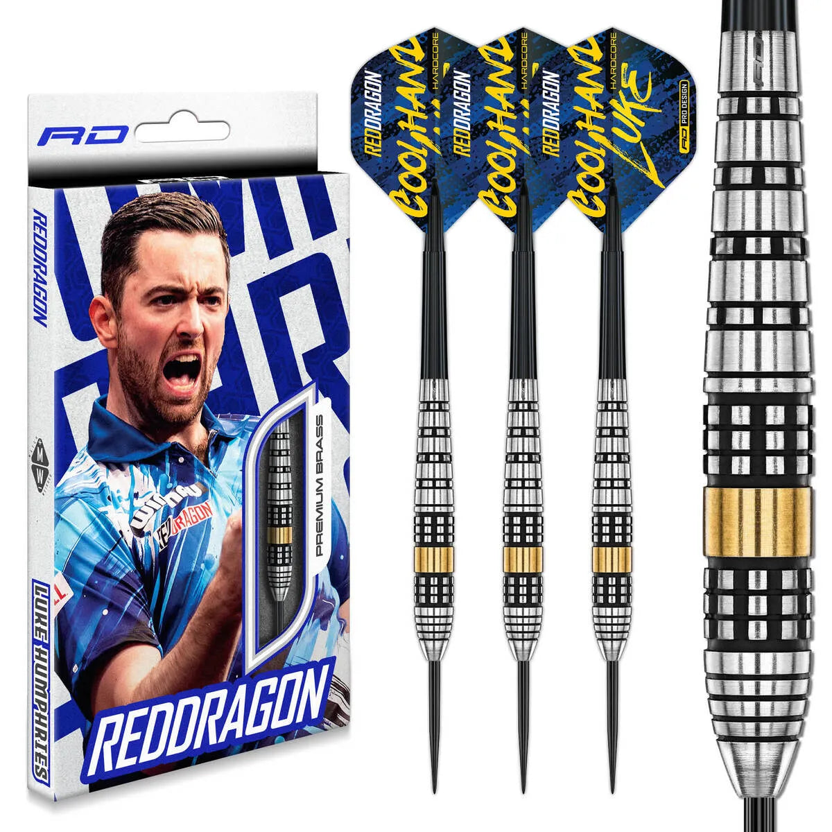 Red Dragon Luke Humphries SE Brass Steel Tip Darts