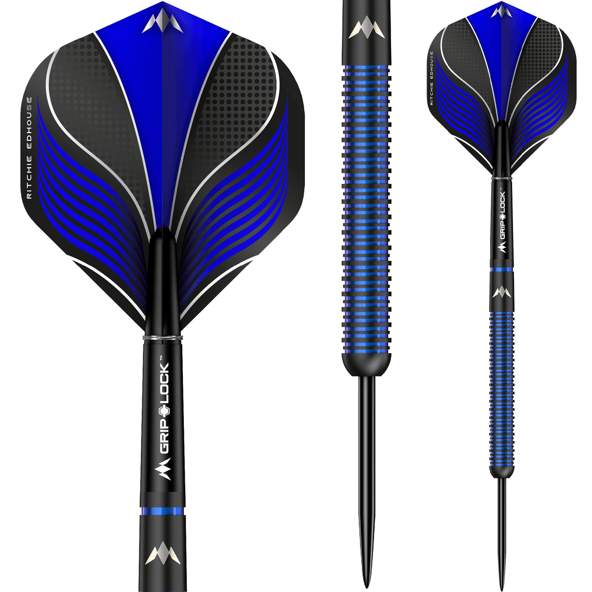 Mission Ritchie Edhouse Darts - Steel Tip - 90% - Madhouse - Black Titanium - The Darts Shop