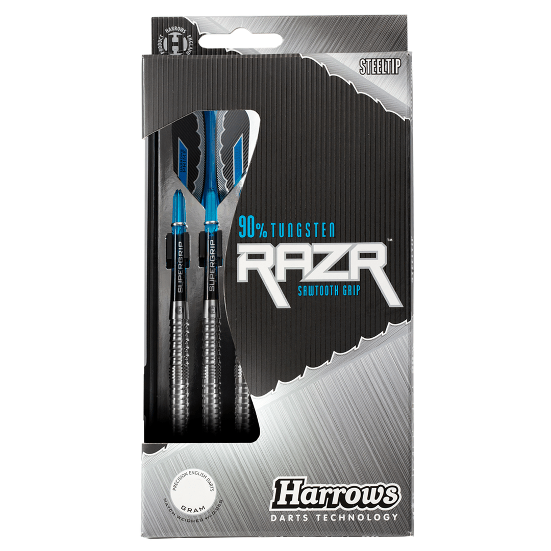 Harrows Razr Straight 90% Tungsten Steel Tip Darts - The Darts Shop