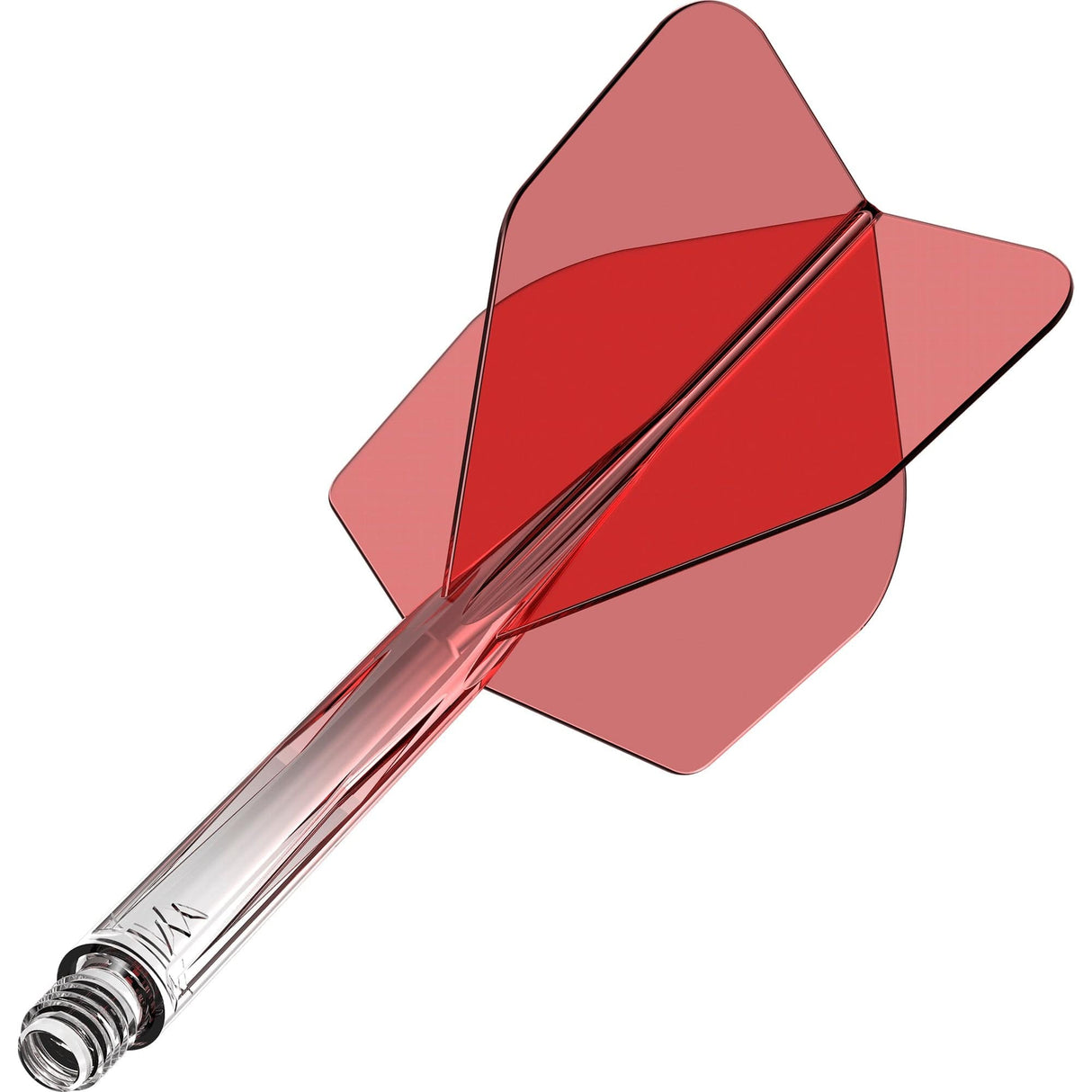 Mission Force 90 - New Moulded Flight & Shaft System - Standard No6 - Gradient - Transparent Red - The Darts Shop