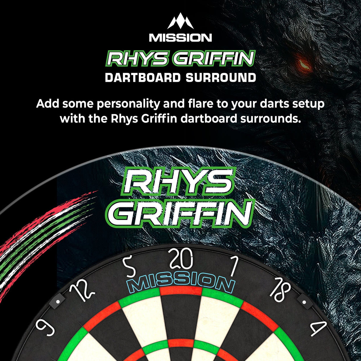 Mission Darts Players- Surround - Rhys Griffin - view 3