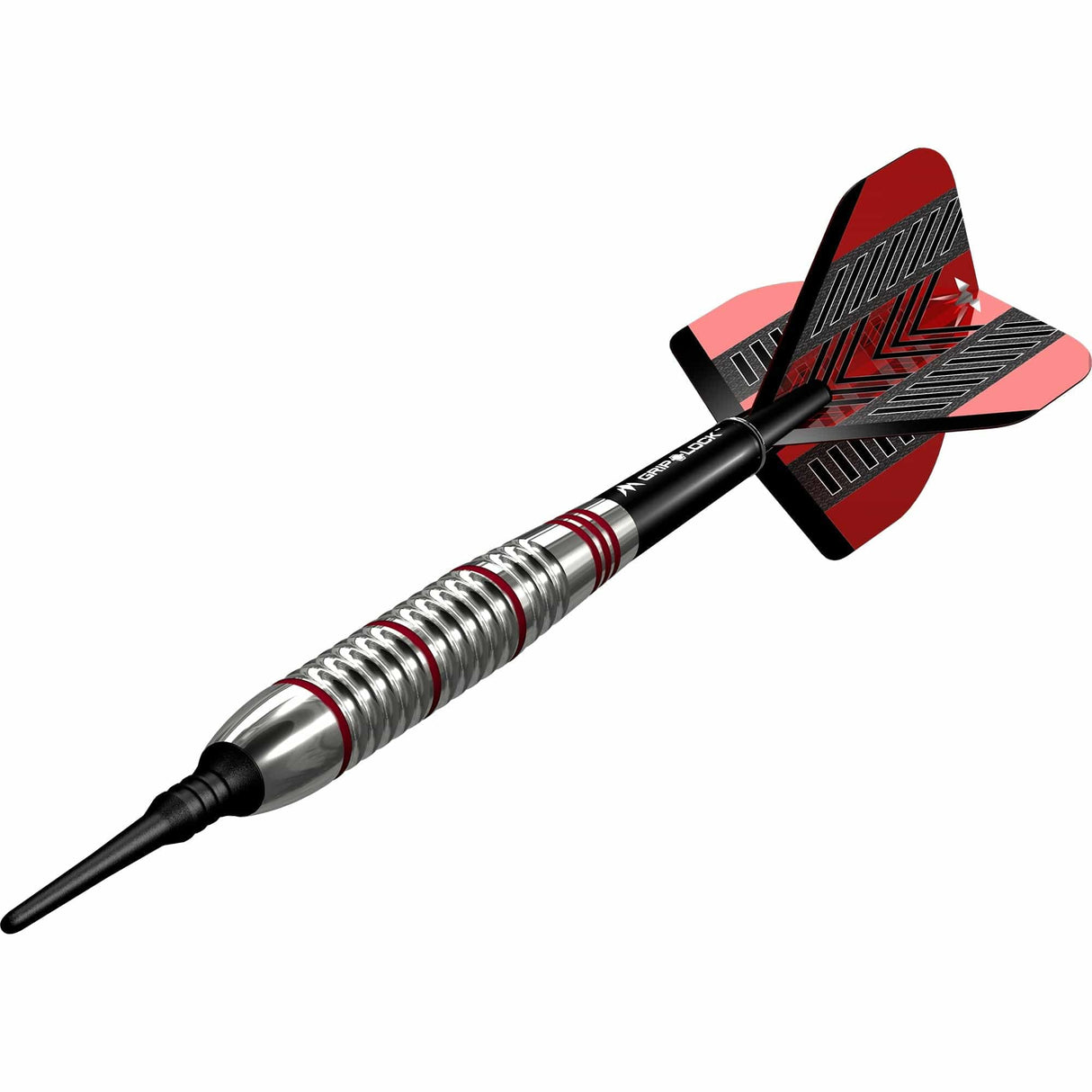Mission Rogue Darts - Soft Tip - Brass - Silver & Red Coated - view 5