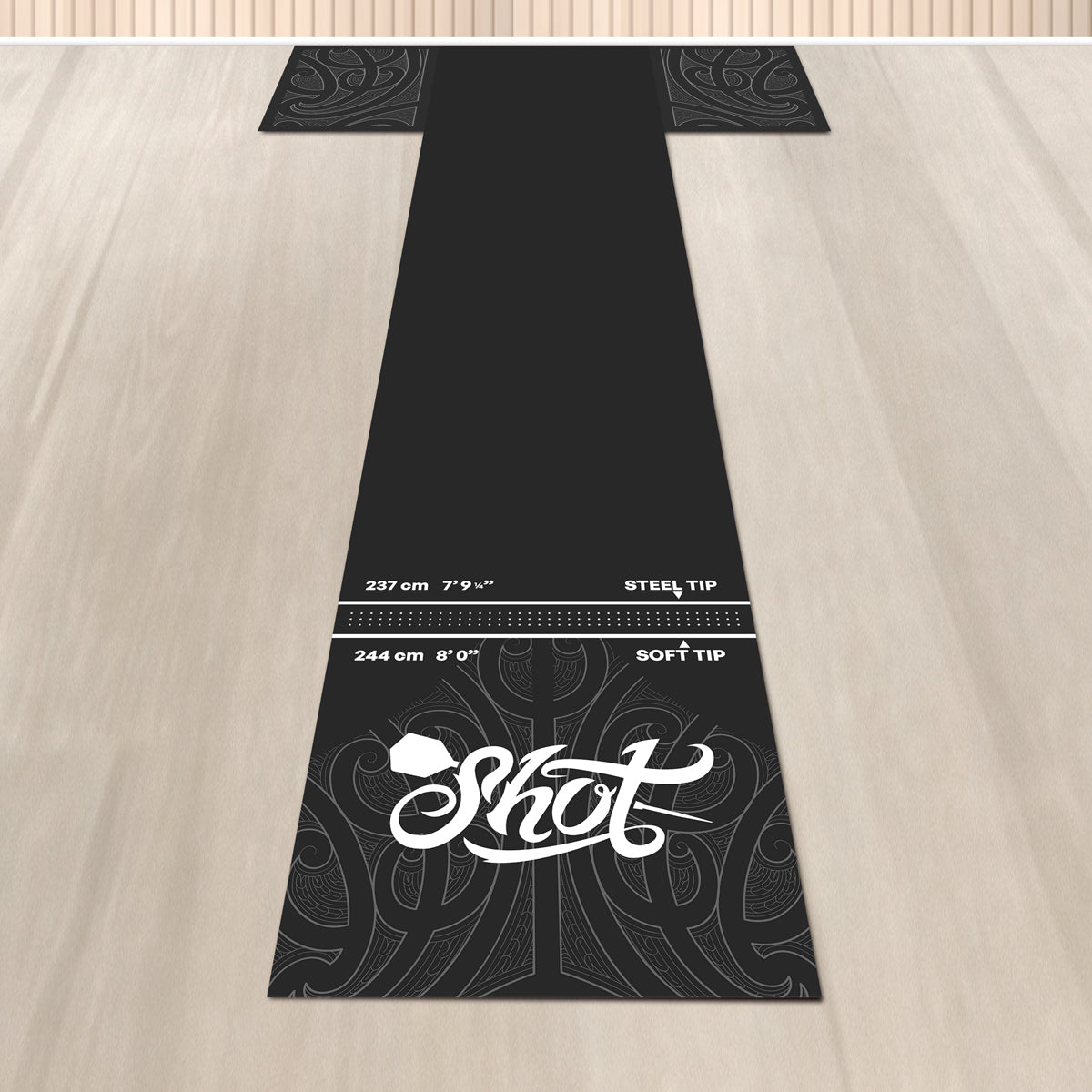 T-Shape Rubber Dart Mat by Shot - view 4