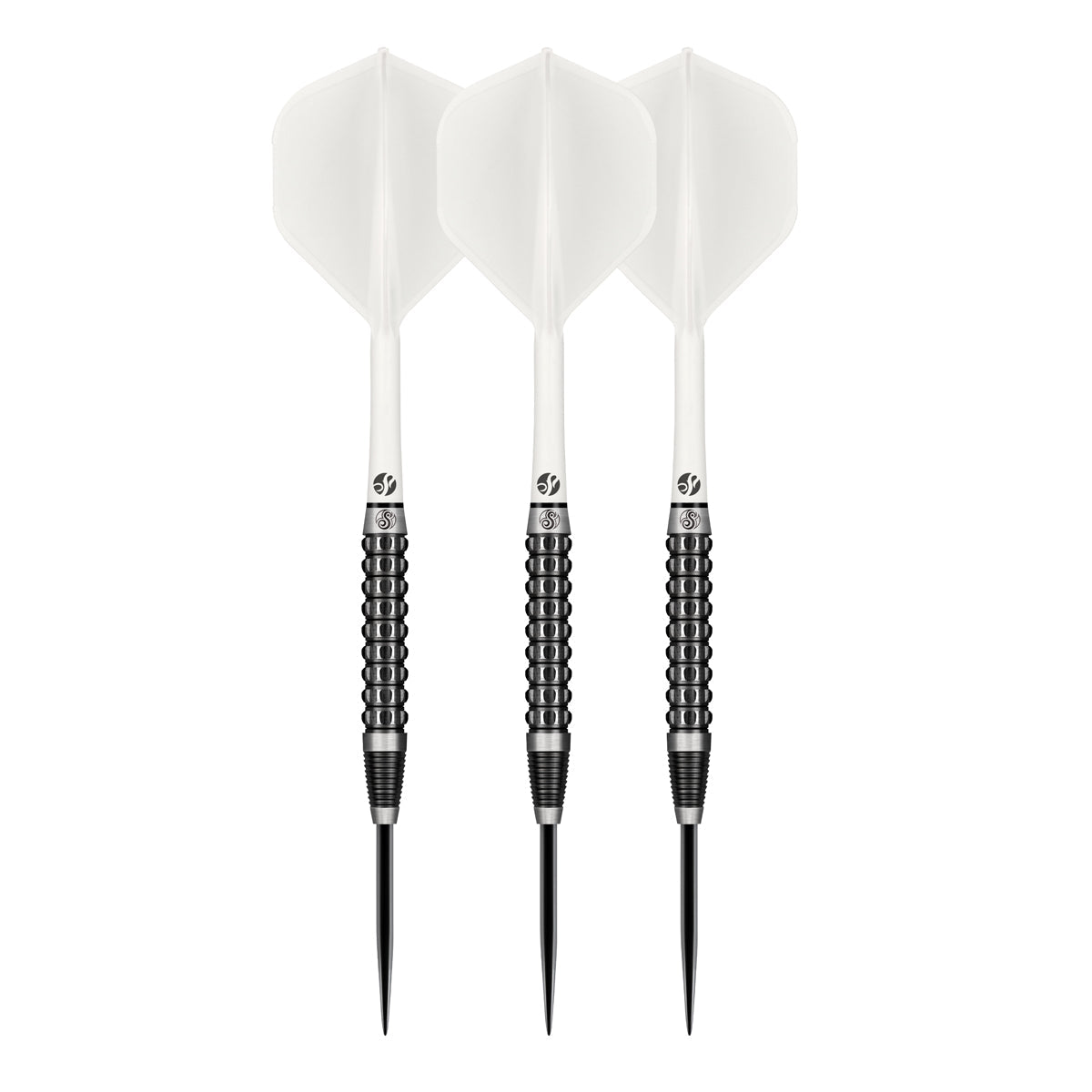Flight Deck White One Piece Dart Flight and Shaft System by Shot - view 2