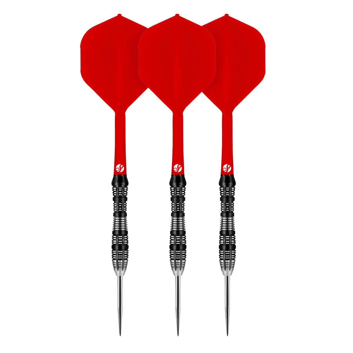 Flight Deck Red One Piece Dart Flight and Shaft System by Shot - view 3