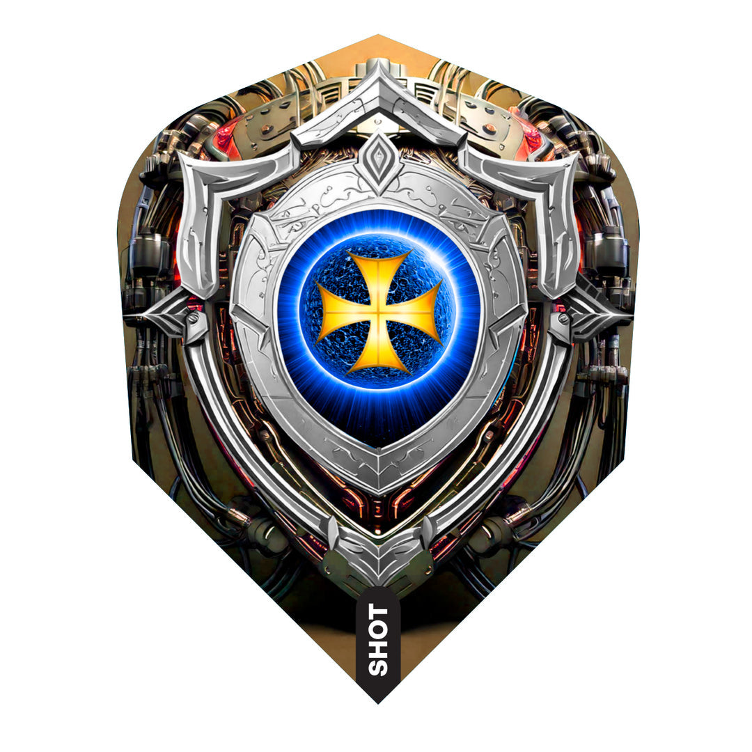 Future Knights Darkstar No6 Dart Flights by Shot - The Darts Shop