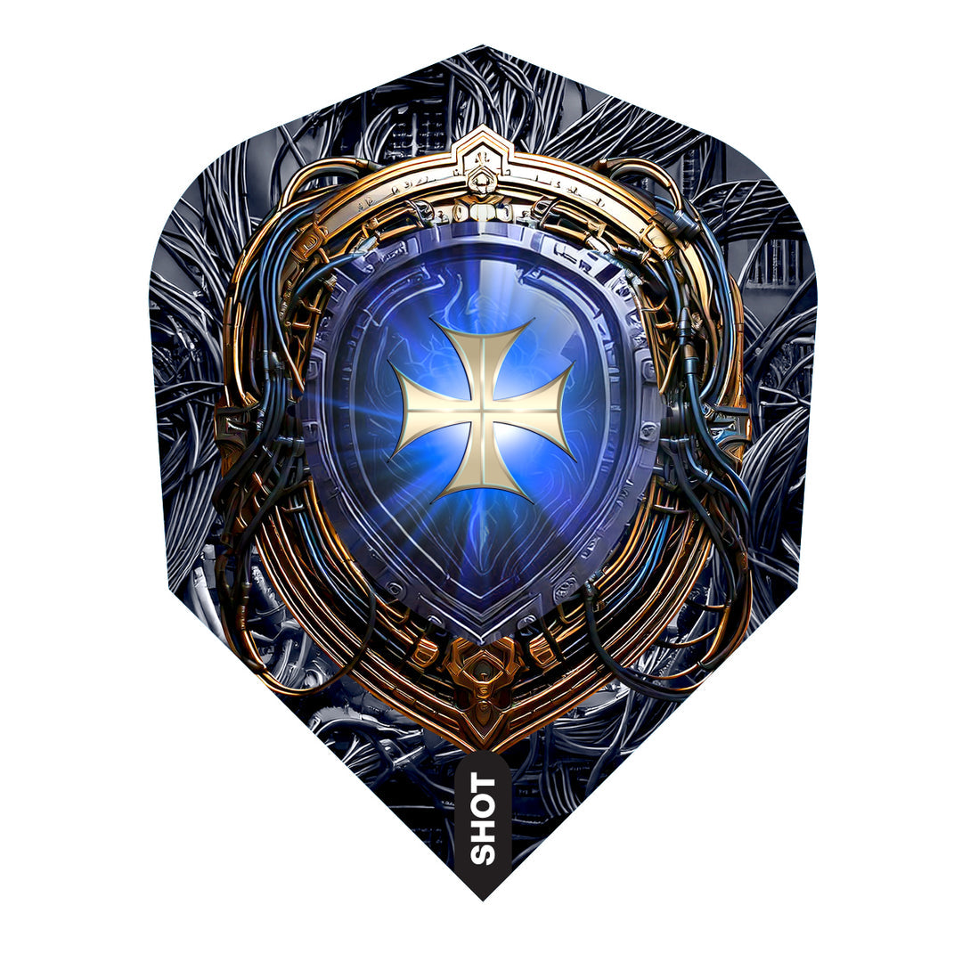 Future Knights Ironsoul No6 Dart Flights by Shot - The Darts Shop