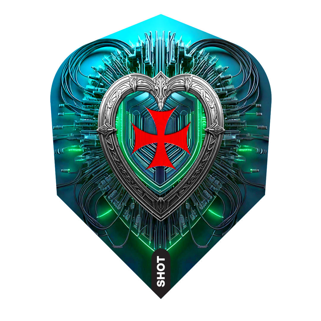 Future Knights Dreadheart No6 Dart Flights by Shot - The Darts Shop