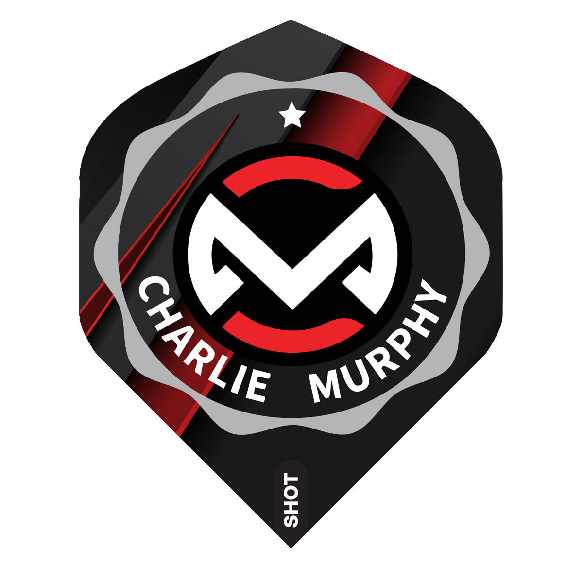 Shot Collab Pro Series Charlie Murphy 90% Tungsten Steel Tip Darts - The Darts Shop