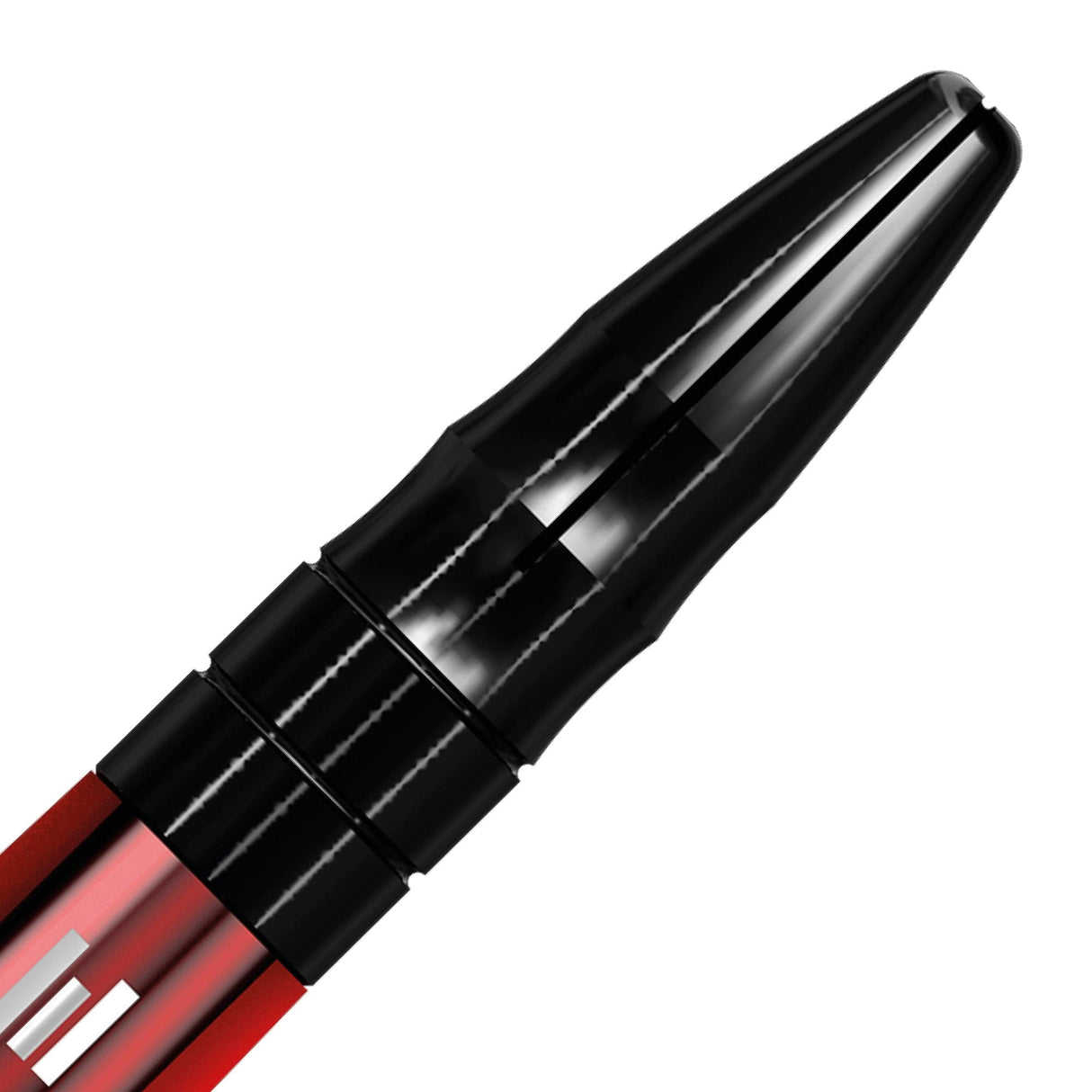 *Mission Sabre Shafts - Polycarbonate Dart Stems - Red - Black Top - view 10