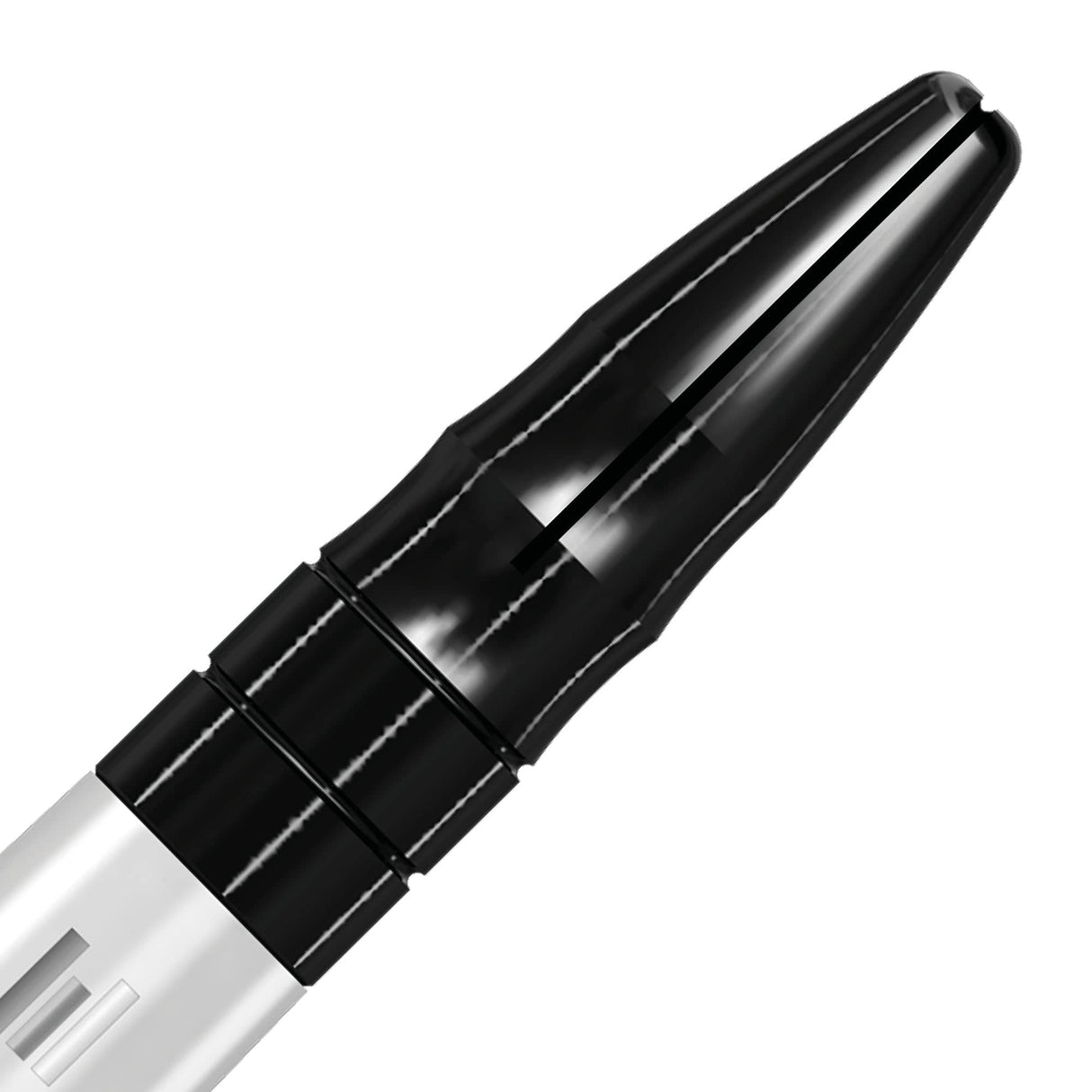 *Mission Sabre Shafts - Polycarbonate Dart Stems - White - Black Top - view 10