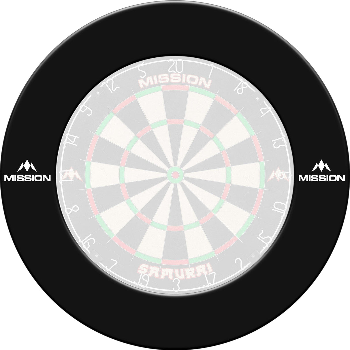 Mission Dartboard Surround - Pro - Heavy Duty - with Logo - view 2