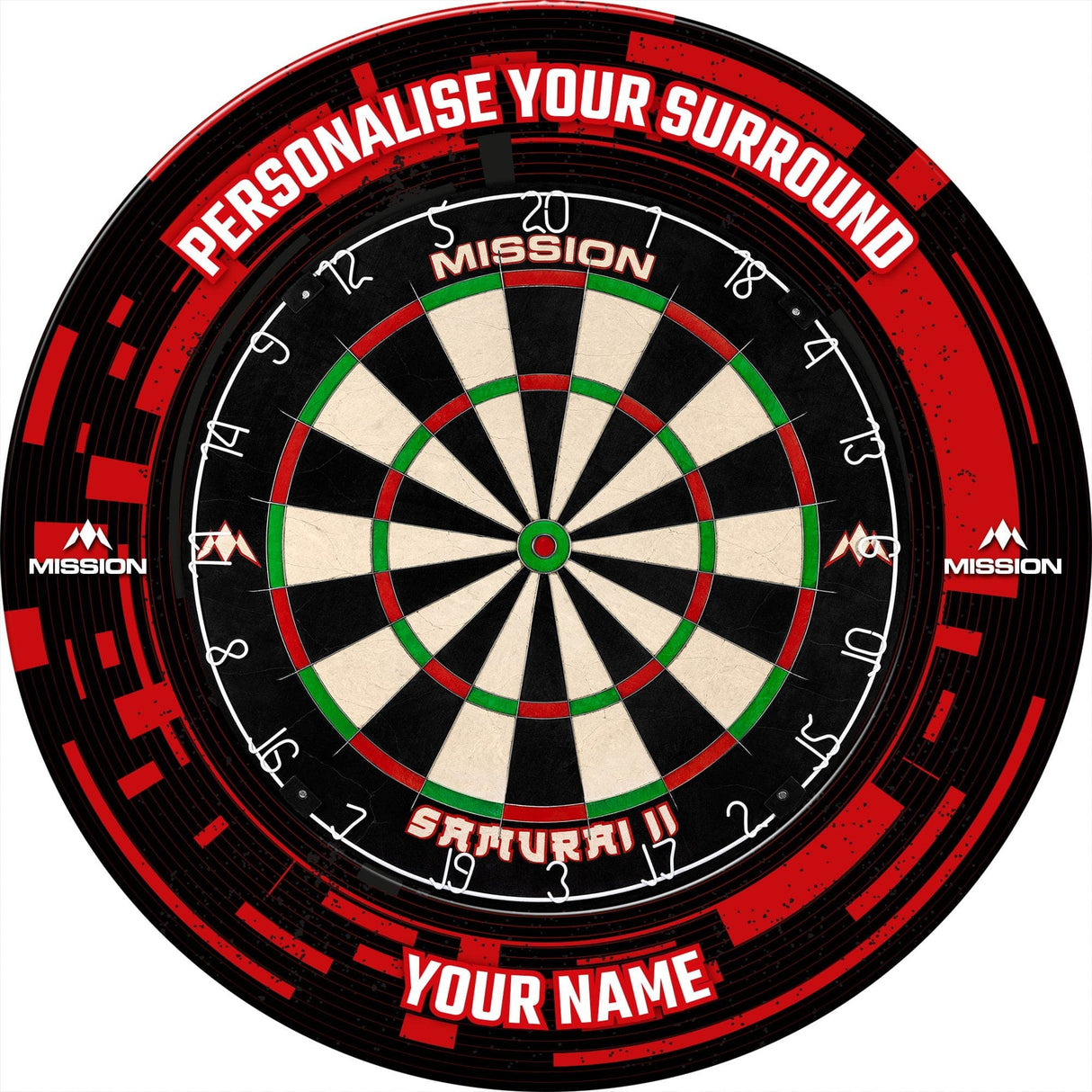 Mission Dartboard Surround - Heavy Duty - Design Collection - Paradox - view 3