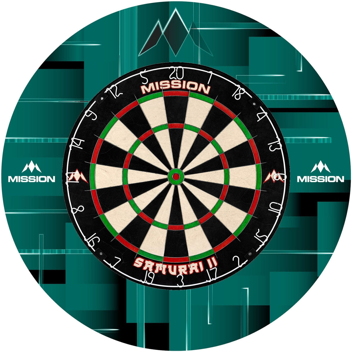Mission Dartboard Surround - Heavy Duty - Design Collection - Vision Green - view 4