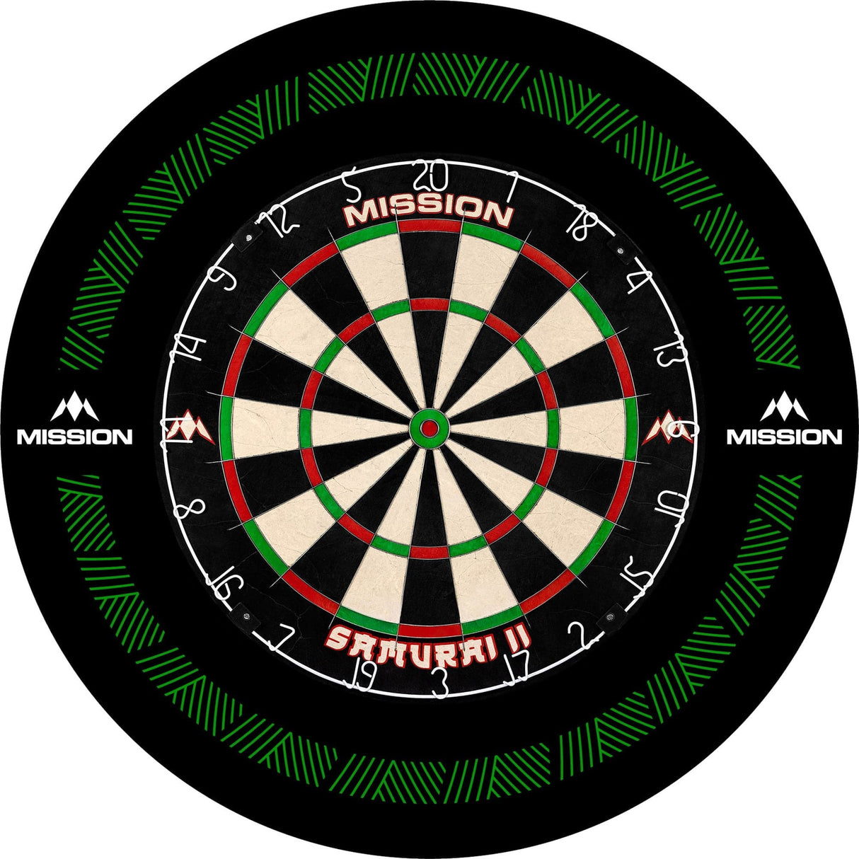 Mission Dartboard Surround - Heavy Duty - Design Collection - Green Reach - view 4