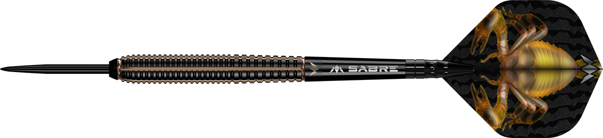Mission Scorpion Darts - Steel Tip - 90% Tungsten - Black & Gold Electro - The Darts Shop