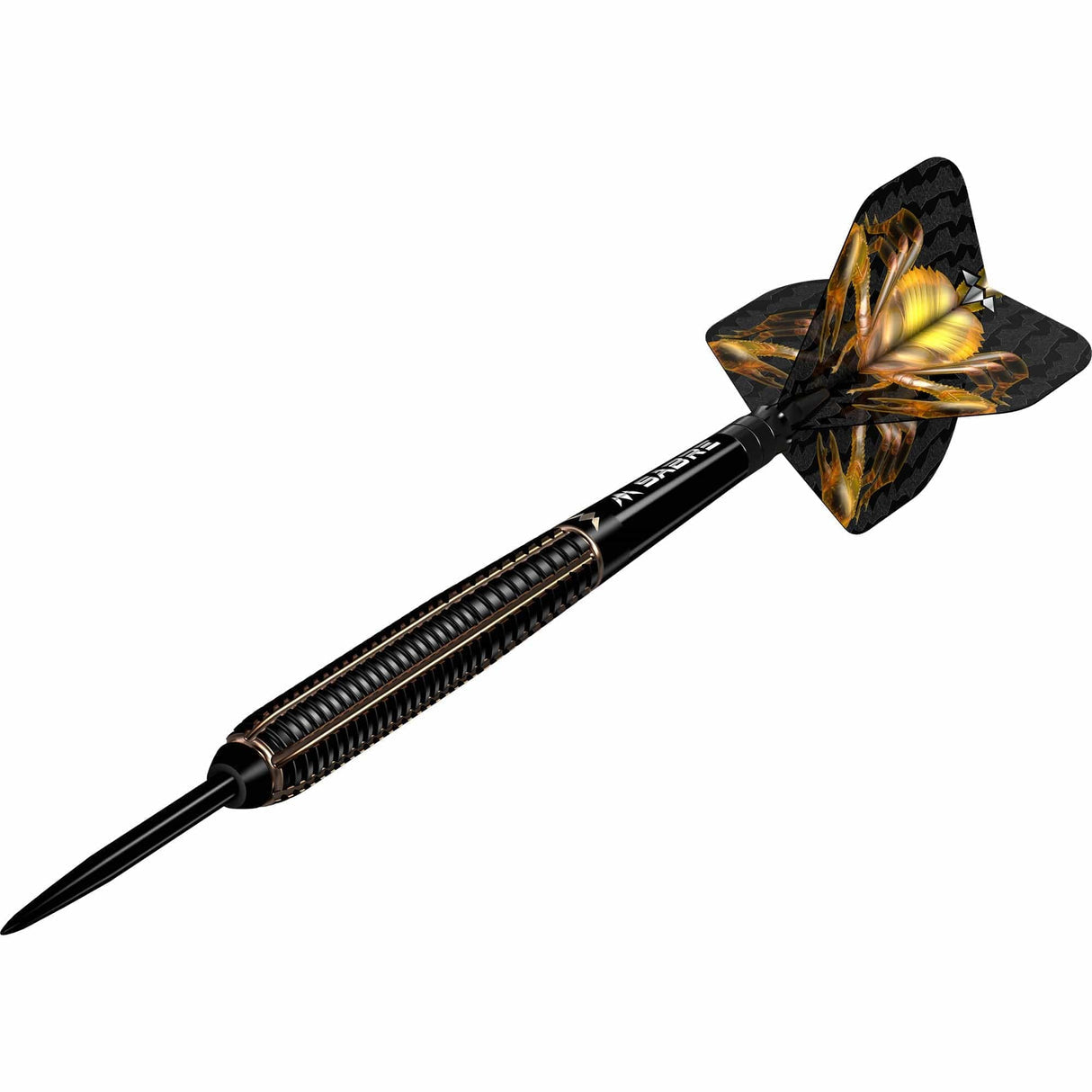 Mission Scorpion Darts - Steel Tip - 90% Tungsten - Black & Gold Electro - The Darts Shop