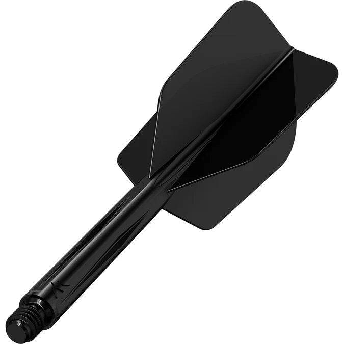 Mission Force 90 - New Moulded Flight & Shaft System - Black - Slim - The Darts Shop