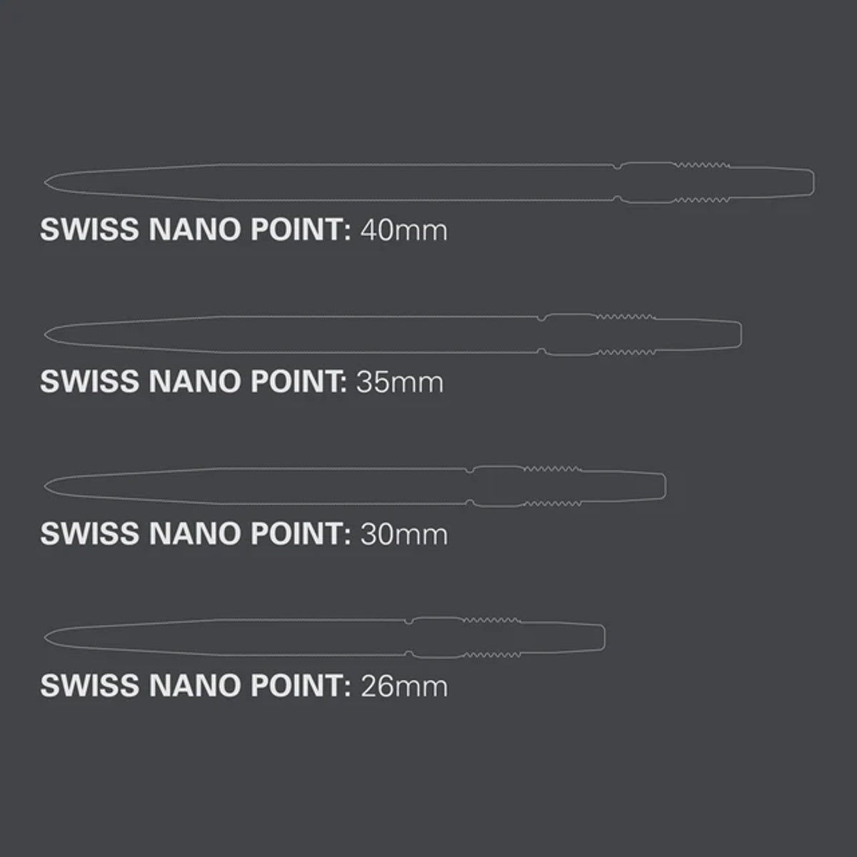 Swiss Nano Replacement Dart Points by Target - view 21