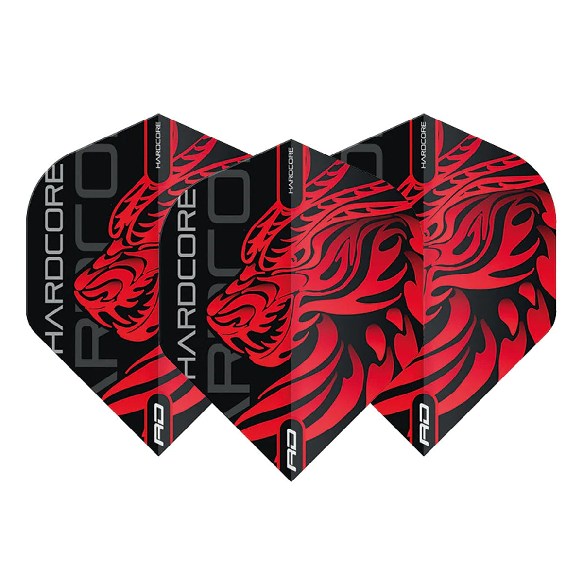 Hardcore Jonny Clayton Dragon Standard Dart Flights by Red Dragon - view 2