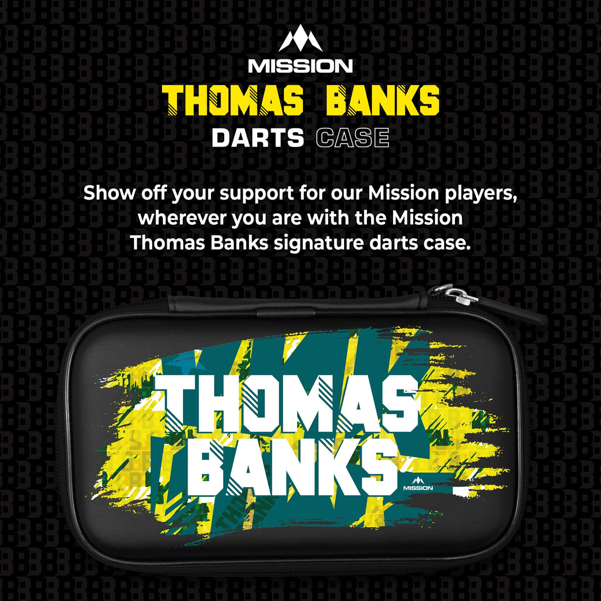 Mission Darts Players- EVA Dart Case - Thomas Banks - view 2