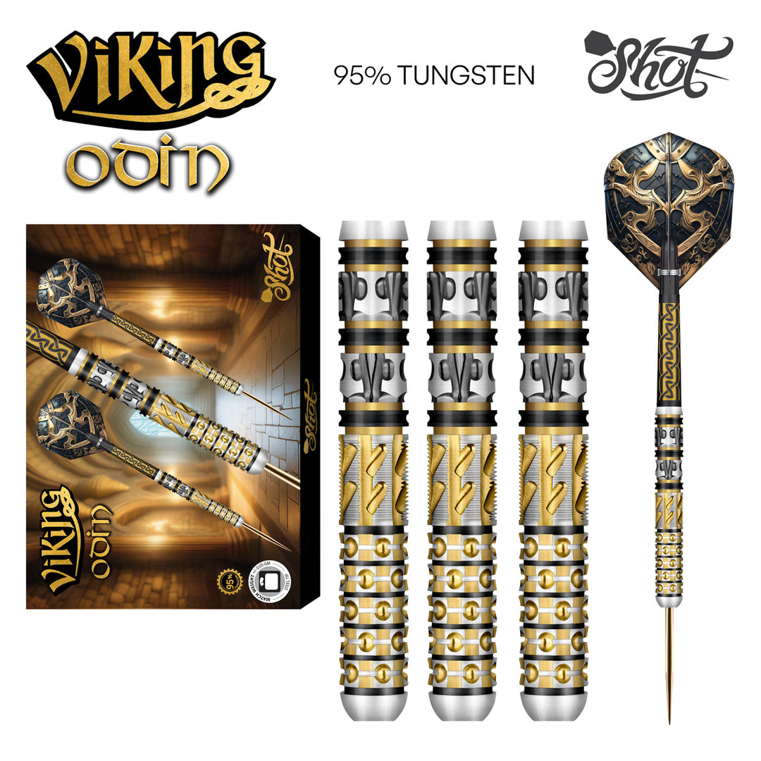 Viking Odin 95% Tungsten Steel Tip Darts by Shot - The Darts Shop