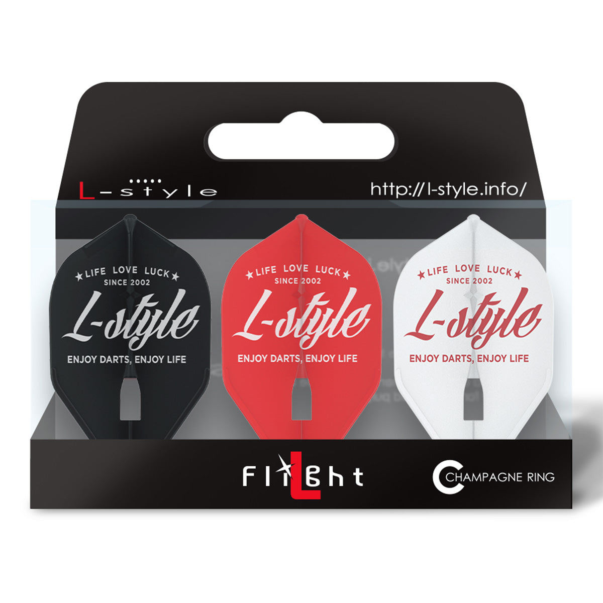 L-Style Vintage Logo PRO Dart Flights L1 Standard - view 5