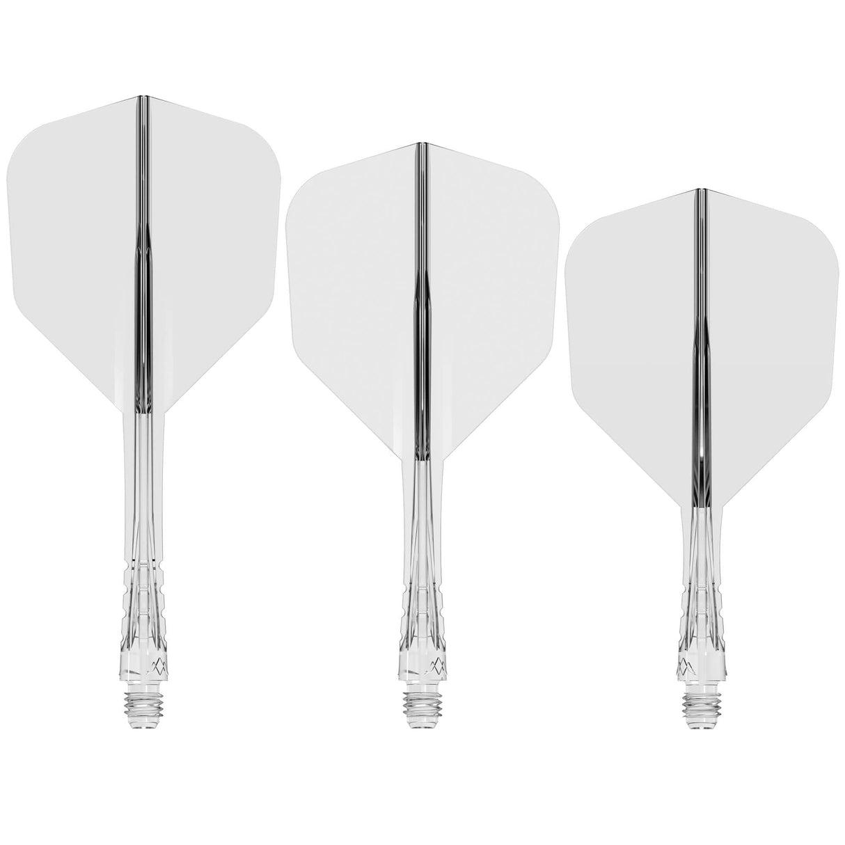 Mission Force 90 Vortex - Moulded Flight & Shaft - Clear - view 2
